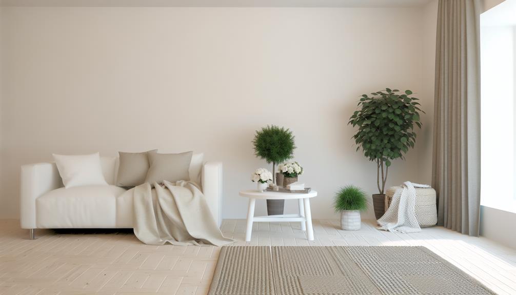 cozy and minimalist decor